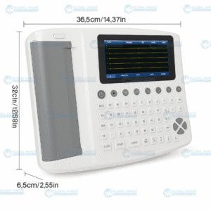 Advanced 1250-12-Channel ECG Machine by Contec | Medical-Grade Cardiac Monitoring Device